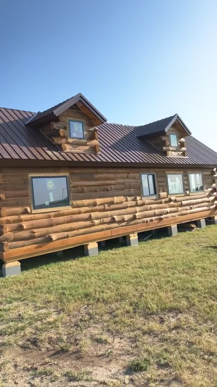 Video of a finished cabin