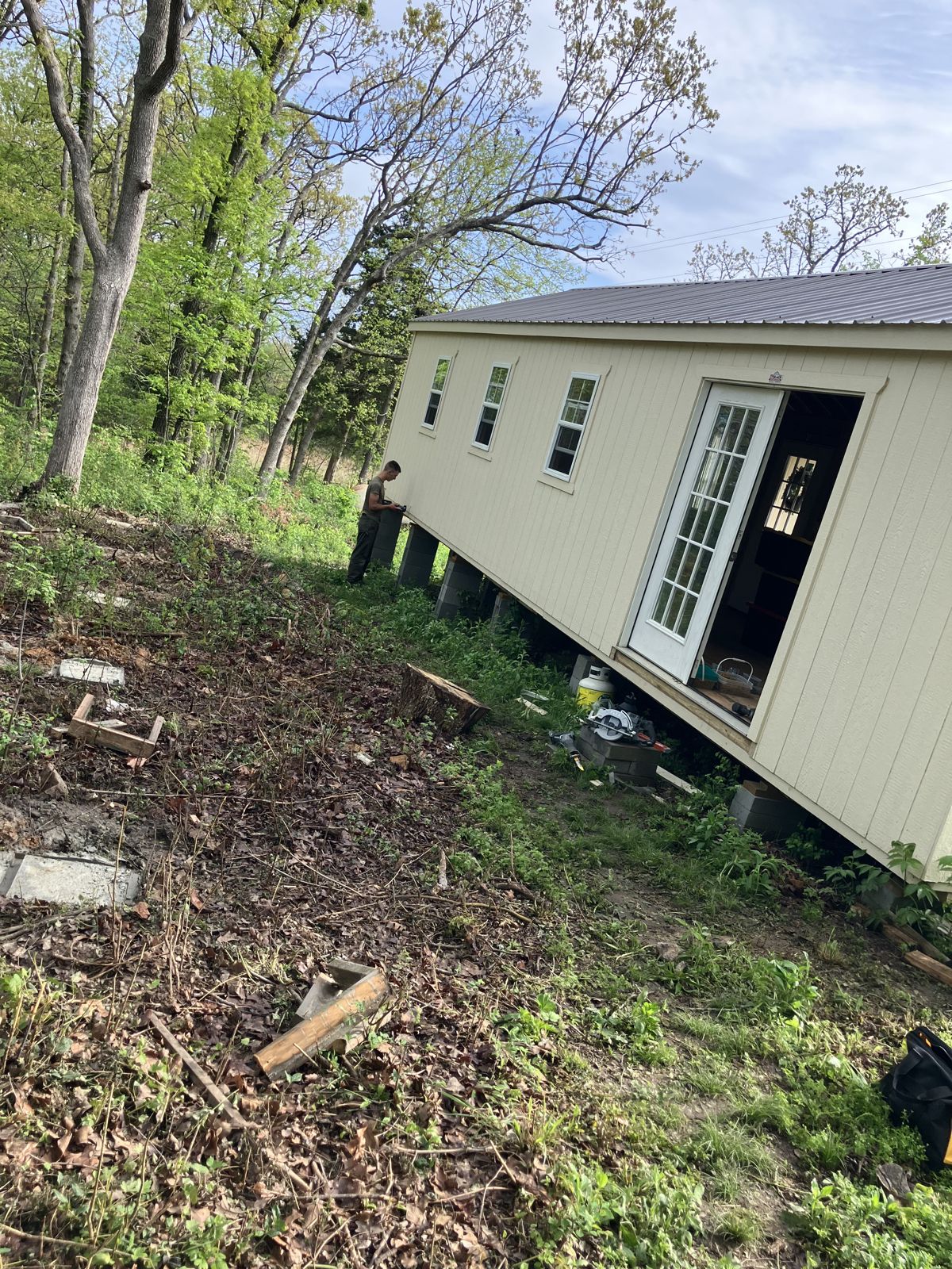 Home siding and site prep