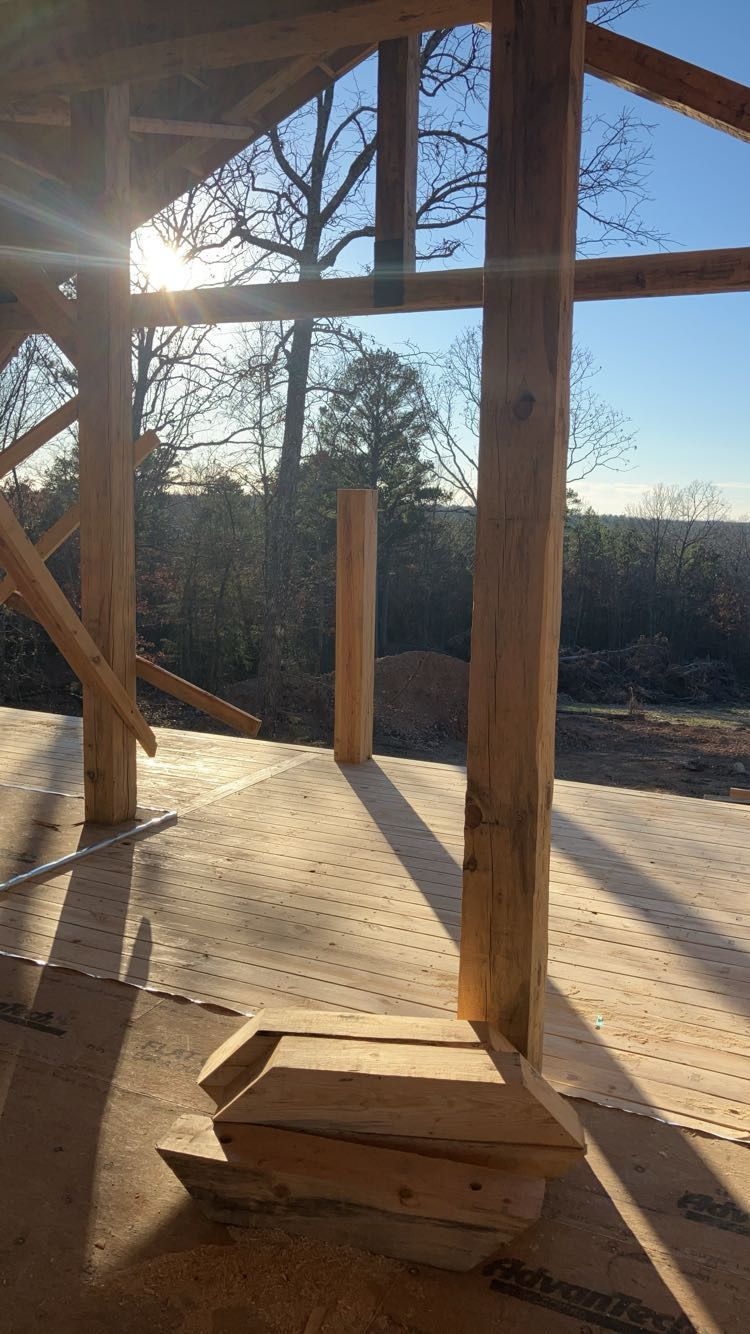Timber framing detail