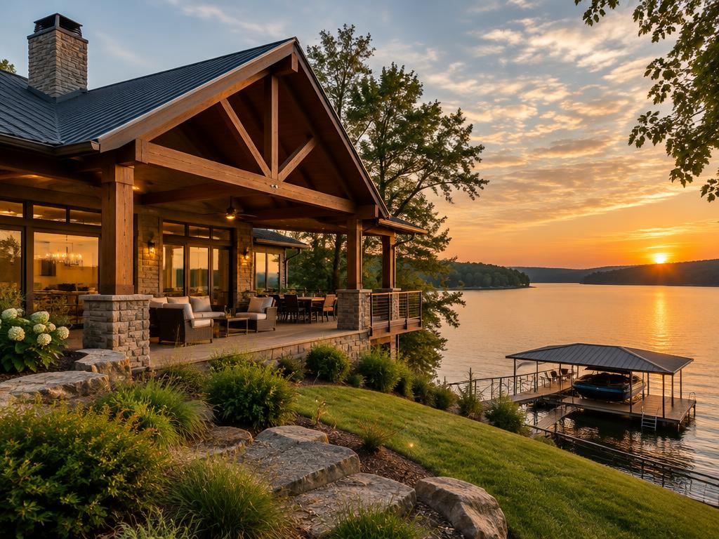 Lakefront homes design inspiration